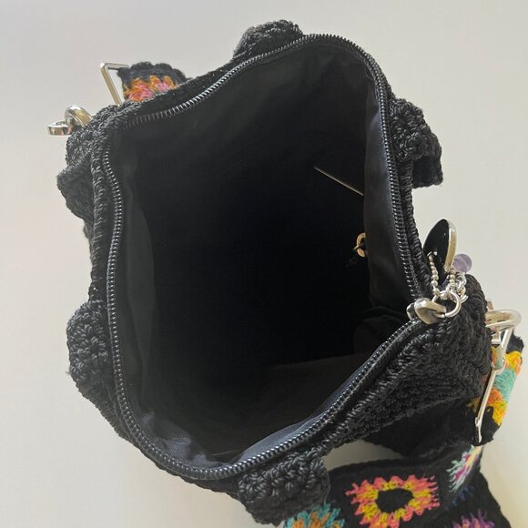 Customized Vintage The Sak Crochet Mini Tote in Black - Picture 9 of 9